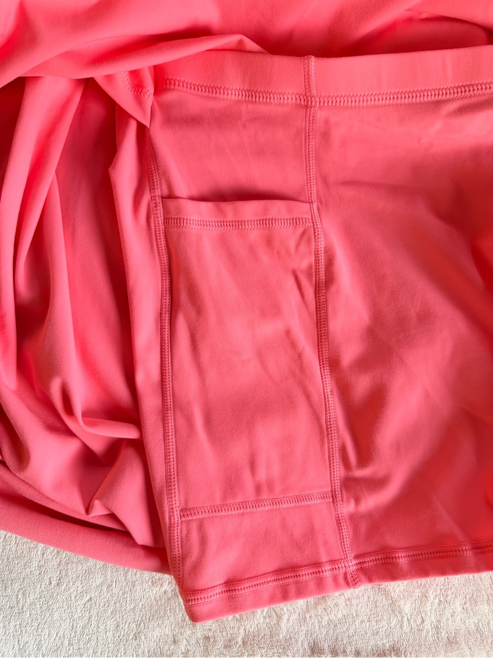 HALARA Coral Pink Mini Dress with Spaghetti Straps - Picture 9 of 11
